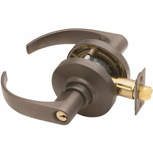 Schlage AL Series Oil Rubbed Bronze Entrance/Office Function Door Lever 309622422