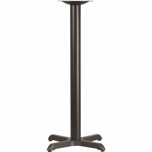 Carnegy Avenue Black Metal Pedestal Dining Table - Base Only - Seats 2 309661724
