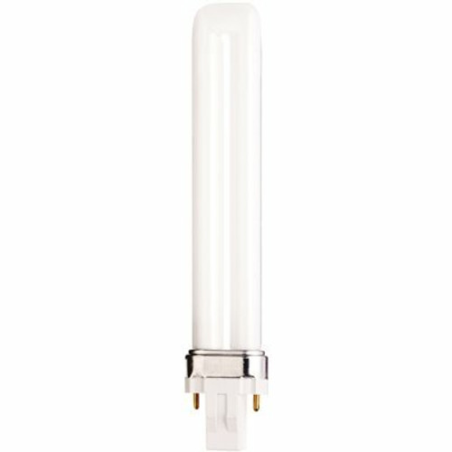 SATCO 60-Watt Equivalent T4 GX23 Base Single Tube CFL Light Bulb in Daylight