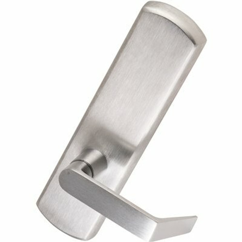 Von Duprin Grade-1 Satin Chrome Exit Device Trim Only, Blank Escutcheon with 06 Lever Trim, Right Hand Reverse Von Duprin Grade-1 Satin Chrome Exit Device Trim Only, Blank Escutcheon with 06 Lever Trim, Right Hand Reverse
