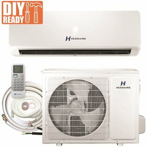 Hessaire 18,000 BTU 1.5 Ton Ductless Mini Split Air Conditioner - Inverter, Heat Pump, and 16 ft. Copper Line 208/230V Hessaire 18,000 BTU 1.5 Ton Ductless Mini Split Air Conditioner - Inverter, Heat Pump, and 16 ft. Copper Line 208/230V