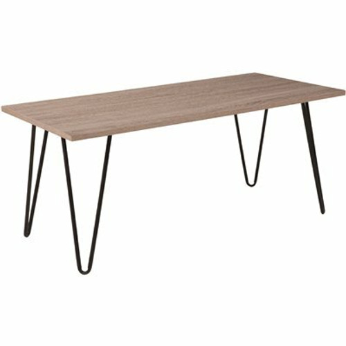 Carnegy Avenue 43 in. Driftwood Large Rectangle Wood Coffee Table 310071294