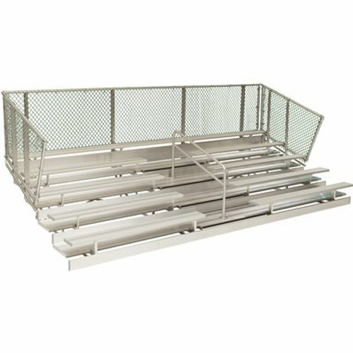 Midfielder 15 ft. 5-Row Aluminum Bleacher