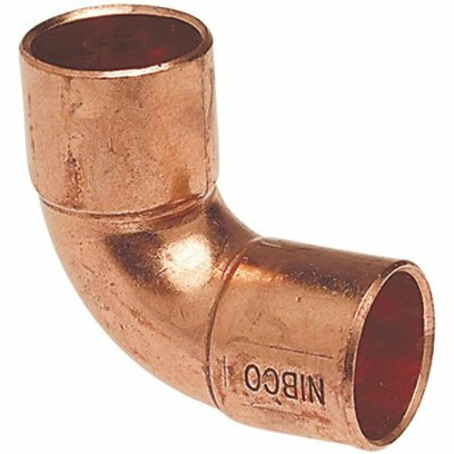 NIBCO 5/8 in. Wrot Copper 90-Degree C x C Intermediate Radius Elbow (10-Pack) NIBCO 5/8 in. Wrot Copper 90-Degree C x C Intermediate Radius Elbow (10-Pack)