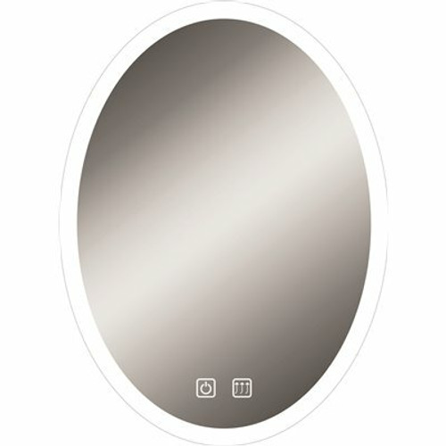 Litex LED Bathroom Mirror With Defogger Night Light and 2-Touch On/Off Litex LED Bathroom Mirror With Defogger Night Light and 2-Touch On/Off