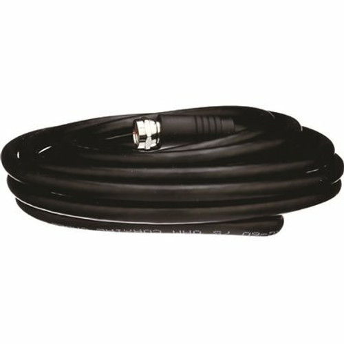 Zenith 12 ft. RG6 Coaxial Cable, Black Zenith 12 ft. RG6 Coaxial Cable, Black