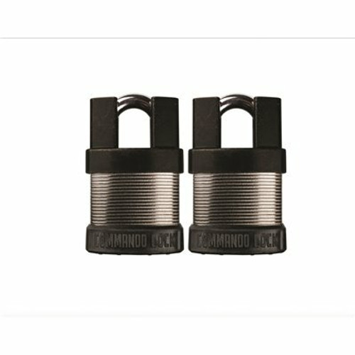 Total Guard 1-3/4 in. Bolt Cutter Proof High Security Keyed Padlock W 1-1/8 in. Shackle Weather Resistant (2-Pack) Total Guard 1-3/4 in. Bolt Cutter Proof High Security Keyed Padlock W 1-1/8 in. Shackle Weather Resistant (2-Pack)