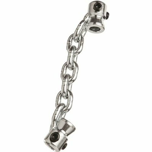 Flexshaft Wall-to-Wall Drain Cleaning Machine Accessory, 1-1/2 in. Single Smooth Chain Knocker, 1-1/4 to 1-1/2 in. Pipes