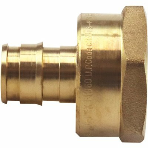 Apollo 1/2 in. Brass PEX-A Barb x 3/4 FNPT Reducing Female Adapter