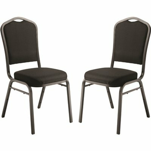 National Public Seating 9300-Series Ebony Black Deluxe Fabric Upholstered Stack Chair (2-Pack) National Public Seating 9300-Series Ebony Black Deluxe Fabric Upholstered Stack Chair (2-Pack)