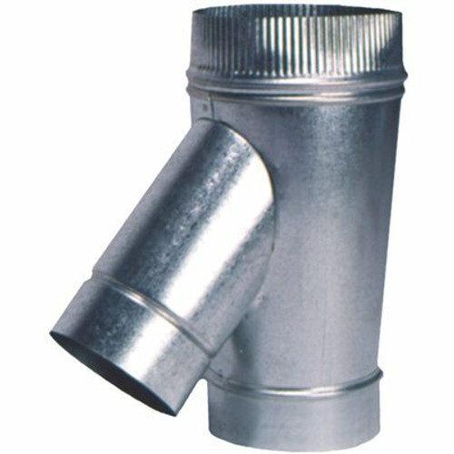 Master Flow 6 in. x 6 in. x 5 in. 26 Gauge Flue Wye