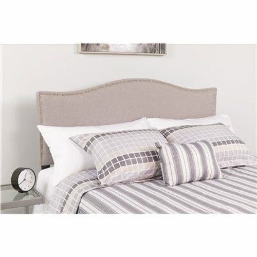 Carnegy Avenue Light Gray Full Headboard Panel Design 311226523