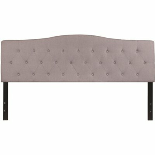 Carnegy Avenue Light Gray King Headboard Panel Design 311226675