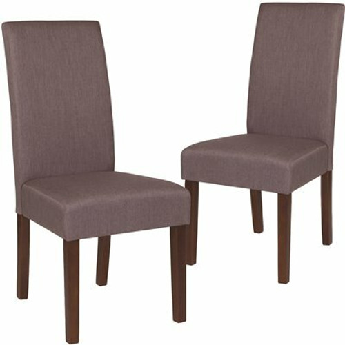 Carnegy Avenue Light Gray Fabric Dining Chairs (Set of 2) 311257026
