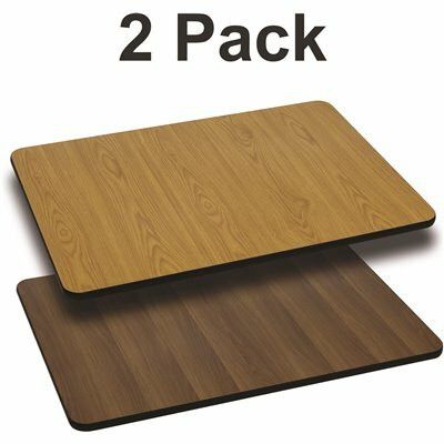 Carnegy Avenue Natural/Walnut Table Top (Set of 2) 311263328