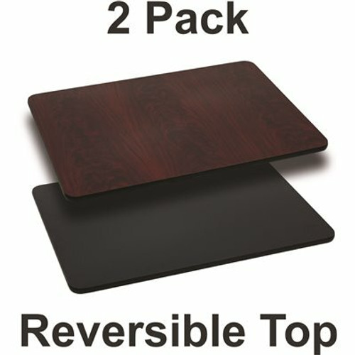 Carnegy Avenue Black/Mahogany Table Top (Set of 2) 311263333
