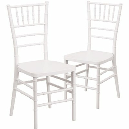 Carnegy Avenue White Resin Chiavari Chairs (Set of 2)