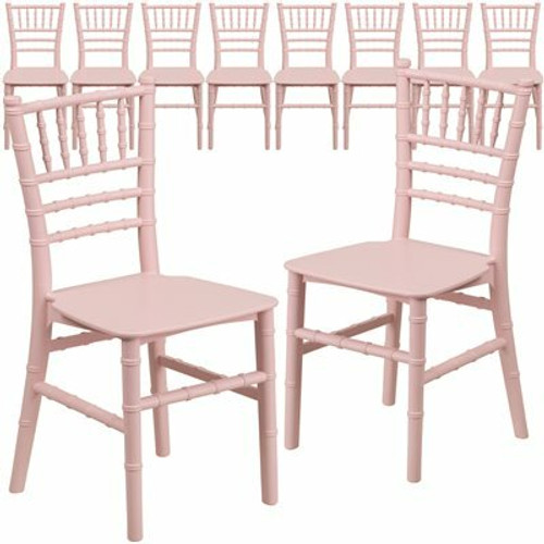 Carnegy Avenue Pink Kids Chiavari Chairs (Set of 10)