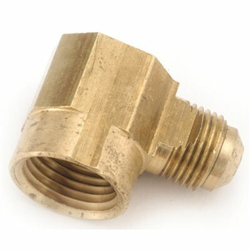 Anderson Metals 3/8 in. Flare x 1/2 in. FIP Brass Elbow (10/Bag) Anderson Metals 3/8 in. Flare x 1/2 in. FIP Brass Elbow (10/Bag)