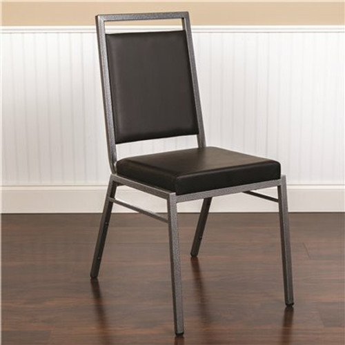 Carnegy Avenue Fabric Stackable Chair in Dark Gray 311519449