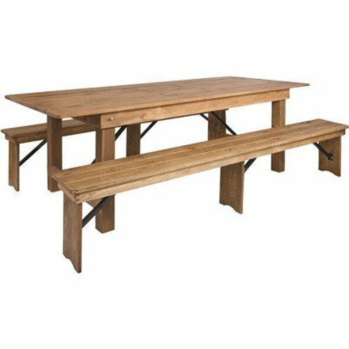 Carnegy Avenue 3-Piece Black Glass Dining Table and Chair Sets