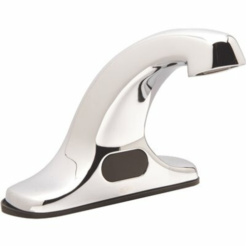 Zurn AquaSense Center set Sensor Faucet with 0.5 GPM Laminar Flow and 4 in. Deck-Mount Spout in Chrome Zurn AquaSense Center set Sensor Faucet with 0.5 GPM Laminar Flow and 4 in. Deck-Mount Spout in Chrome