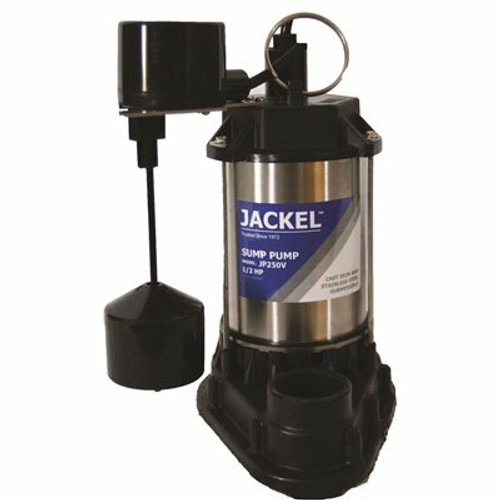 JACKEL 1/2HP Submersible Sump Pump JACKEL 1/2HP Submersible Sump Pump