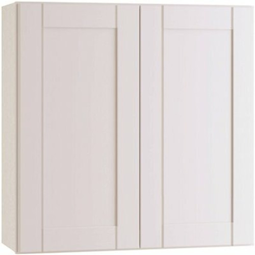 Arlington Vesper White Plywood Shaker Stock Assembled Wall Kitchen Cabinet Soft Close 33 in W x 12 in D x 30 in H Arlington Vesper White Plywood Shaker Stock Assembled Wall Kitchen Cabinet Soft Close 33 in W x 12 in D x 30 in H