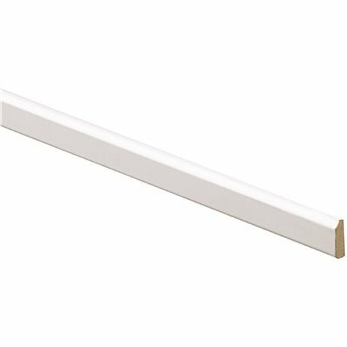 Arlington Vesper White Plywood Shaker Assembled Kitchen Cabinet Edge Molding Batten 96 in W x 0.25 in D x 0.75 in H