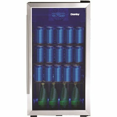 Danby Designer 17.5 in. Wide 117-Can Free-Standing Beverage Cooler