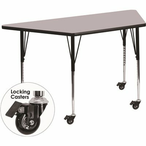 Carnegy Avenue 30.37 in. Gray Kids Table 312195600