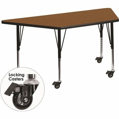 Carnegy Avenue 25.5 in. Oak Kids Table 312195614