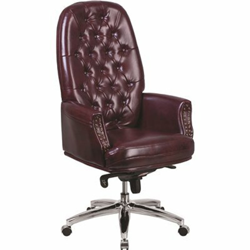 Carnegy Avenue Burgundy Leather Office/Desk Chair Carnegy Avenue Burgundy Leather Office/Desk Chair
