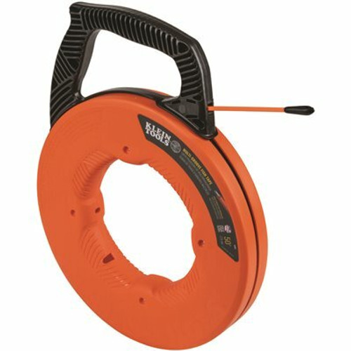 Klein Tools Multi-Groove Fiberglass 50 ft. Fish Tape with Nylon Tip