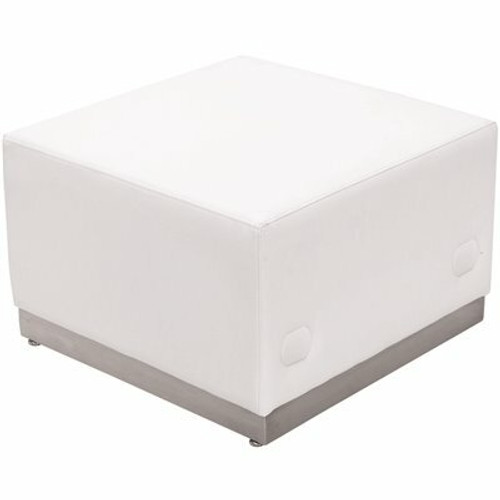 Carnegy Avenue Melrose White Ottoman 312428440