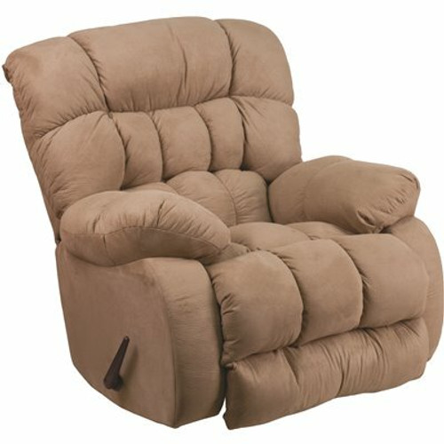 Carnegy Avenue Softsuede Taupe Fabric Recliner