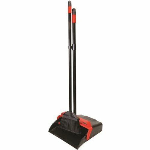 MAXIPLUS 13 in. Assembled Lobby Dust Pan with Lobby Broom MAXIPLUS 13 in. Assembled Lobby Dust Pan with Lobby Broom