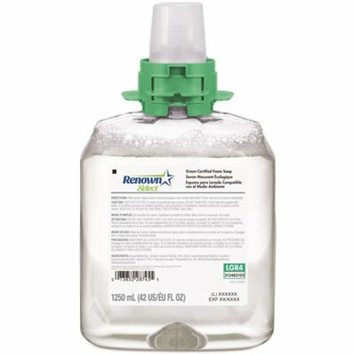 Renown Fmx-12 Dispenser Refill 1250 mL Unscented Green Sealed Foam Handwash Soap (4-Pack) Renown Fmx-12 Dispenser Refill 1250 mL Unscented Green Sealed Foam Handwash Soap (4-Pack)