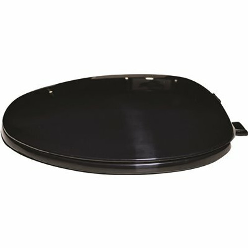 CENTOCO Elongated Closed Front Toilet Seat in Black CENTOCO Elongated Closed Front Toilet Seat in Black