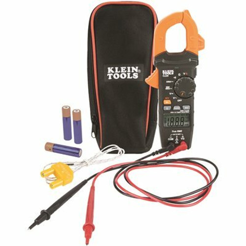Klein Tools 400 Amp Digital Clamp Meter, AC Auto-Ranging with Temp Klein Tools 400 Amp Digital Clamp Meter, AC Auto-Ranging with Temp