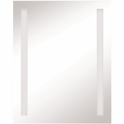 Tosca 24 in. W x 30 in. H Frameless Rectangular LED Light Bathroom Vanity Mirror in Silver 312726888 Tosca 24 in. W x 30 in. H Frameless Rectangular LED Light Bathroom Vanity Mirror in Silver 312726888