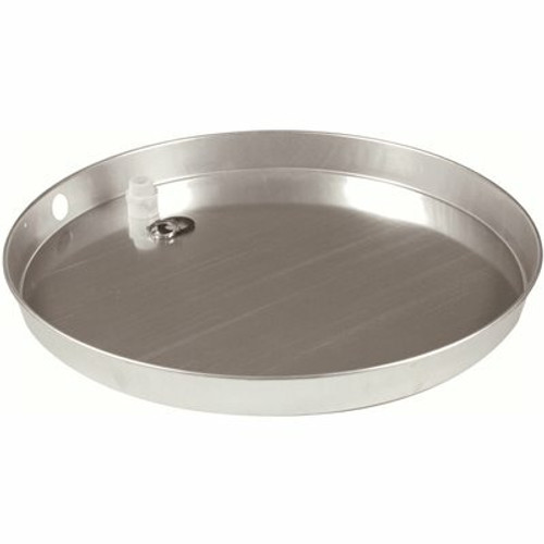 Camco 22 in. I.D. Aluminum Drain Pan with CPVC Fitting Camco 22 in. I.D. Aluminum Drain Pan with CPVC Fitting