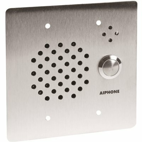 AIPHONE IE Series Flush Mount 1-Channel Audio Door Station Intercom with Vandal, Weather Resistant, Stainless Steel AIPHONE IE Series Flush Mount 1-Channel Audio Door Station Intercom with Vandal, Weather Resistant, Stainless Steel