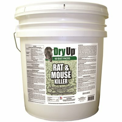 Harris 15 lbs. Dry Up Rat and Mouse Killer Pellets (4 oz. 60-Pack)