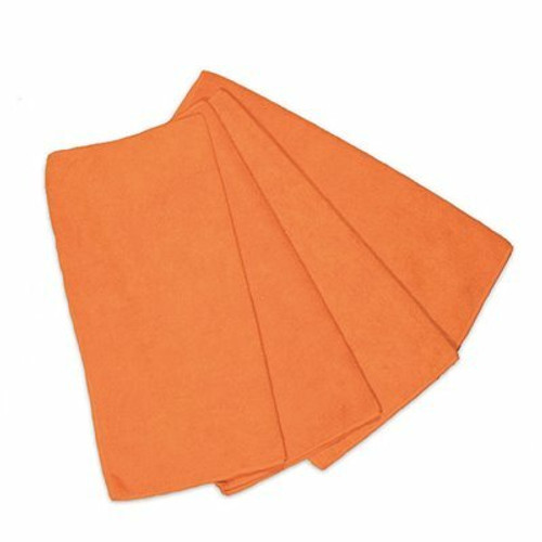 Knuckle Buster 16 in. x 16 in. ORange Multi-Purpose Microfiber Cloth (12-Pack)