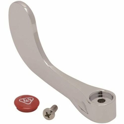 T&S 4 in. Wrist-Action Handle and Hot Index and Screw T&S 4 in. Wrist-Action Handle and Hot Index and Screw