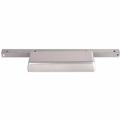 LCN 4110T Series Size 1-6 Grade 1 Sprayed Aluminum Left Hand Standard Track Arm Surface Door Closer
