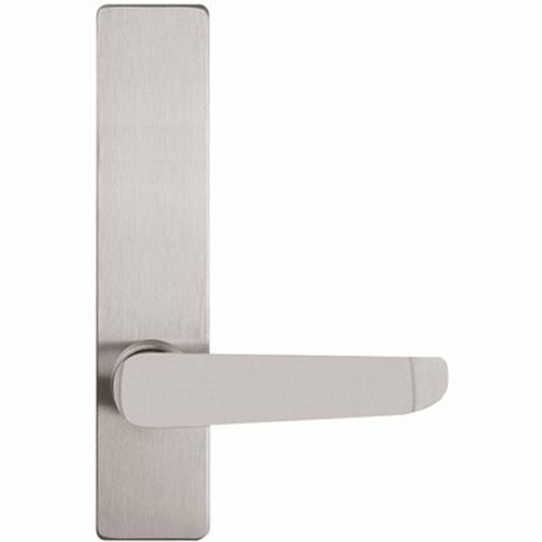 DETEX V Series Sprayed Aluminum Grade 1 Exit Trim, Passage Function, S Lever, Keyless DETEX V Series Sprayed Aluminum Grade 1 Exit Trim, Passage Function, S Lever, Keyless