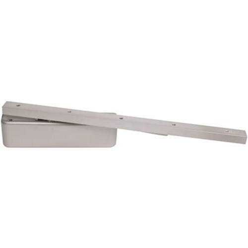 LCN 4510T Series Size 4 Sprayed Aluminum Grade 1 Surface Door Closer, Standard Track Arm, Right Hand