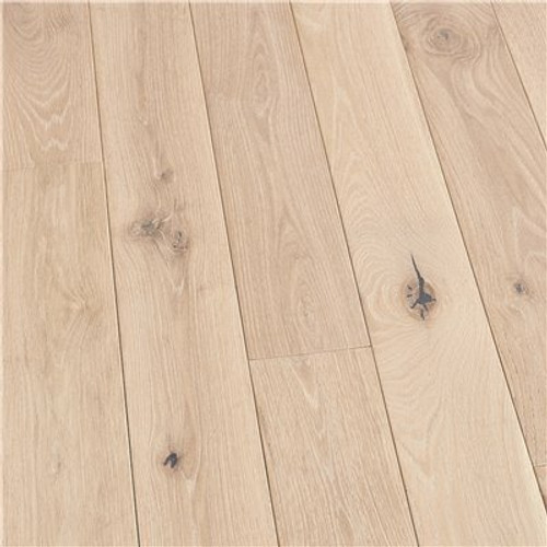 Malibu Wide Plank Pelican Hill French Oak 3/4 in. T x 5 in. W Wire Brushed Solid Hardwood Flooring (22.6 sq.ft./case)
